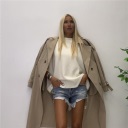 trench  lungo doppio petto basic